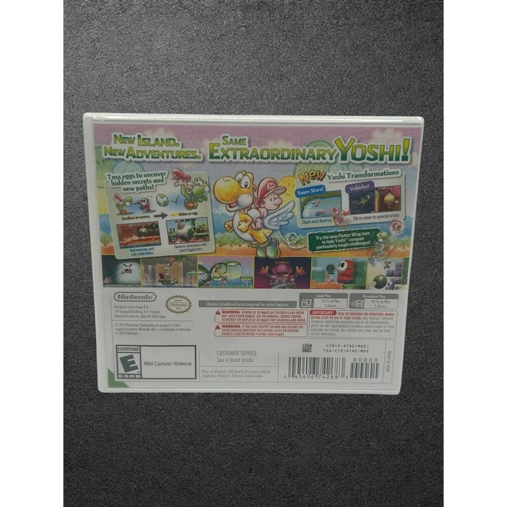 Yoshi's New Island 3DS Brand New Game (Multiplayer, 2014 Platform)